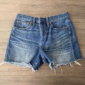 Madewell High-Waist Denim Shorts
